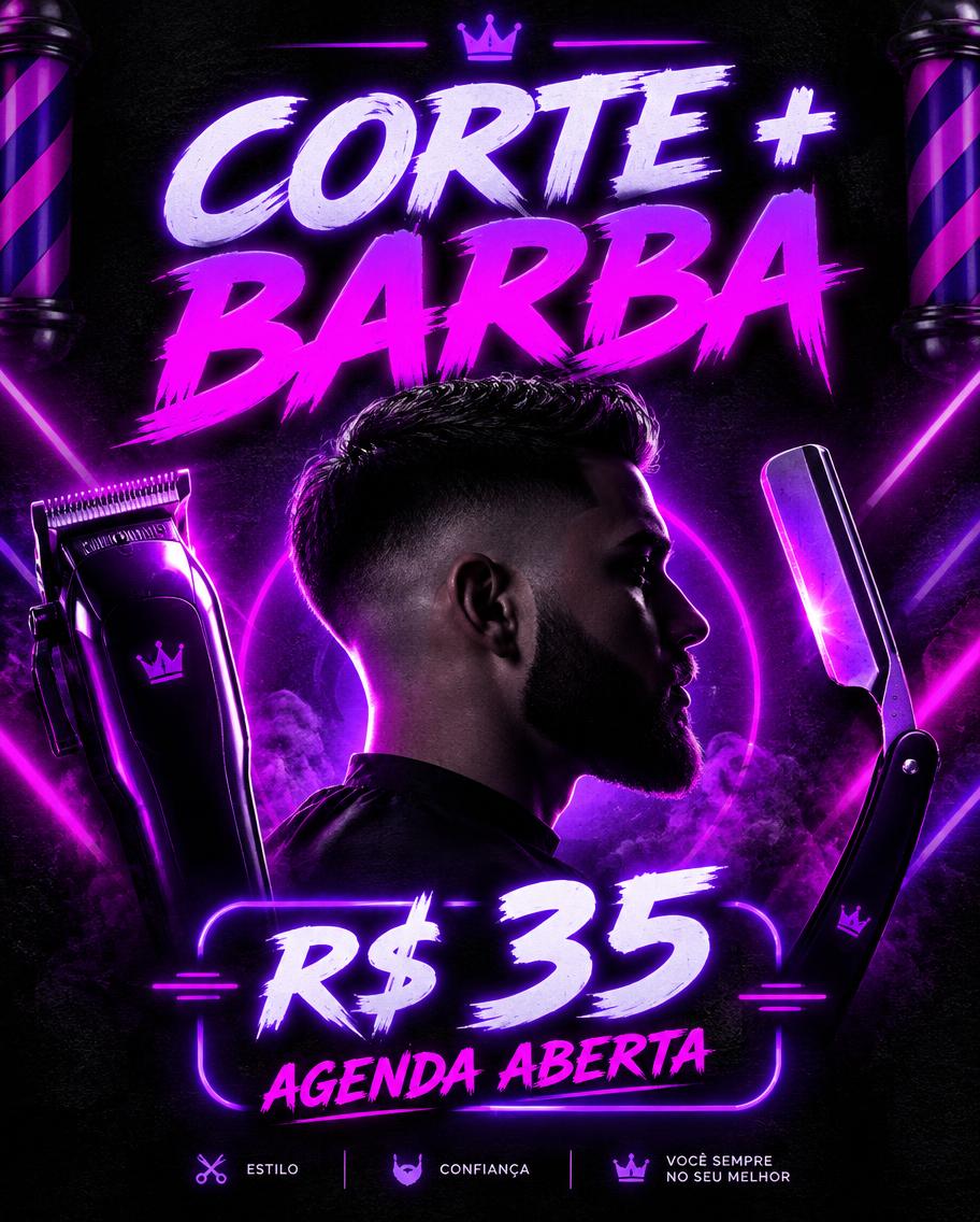 Barbearia Neon